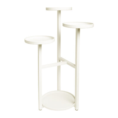 plantenrek, plantenrek voor 4 planten, plantenstandaard beige, plantenzuil, plantenstandaard, plantenrek, plantenrek beige, plantentafel,