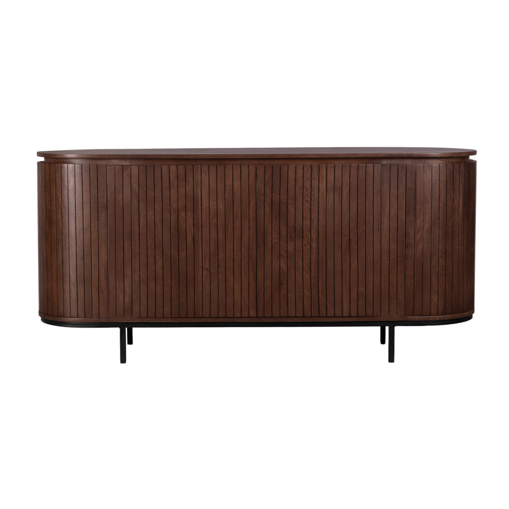 TV meubel, TV meubel Louise van 160 cm, TV meubel Louise, bruin tv meubel, houten tv kast, Bruine tv kast,