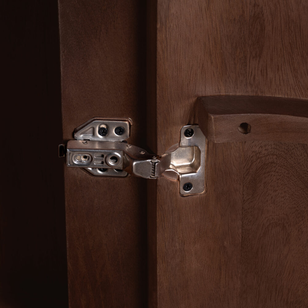 wandkast Louise, wandkast, bruine wandkast, houten wandkast, kast, Bruine opbergkast