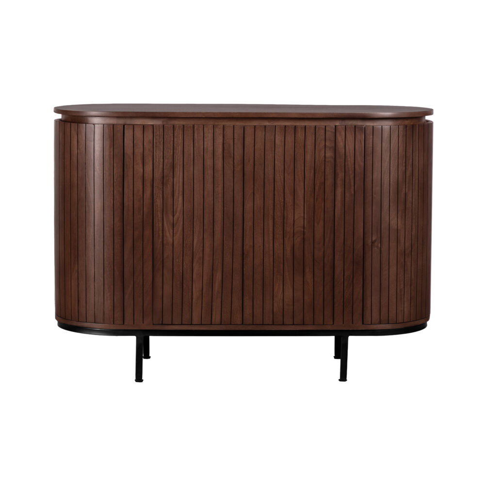 bruin dressoir, bruin dressoir van mangohout, dressoir, dressoir Louise, mangohouten dressoir, houten dressoir,