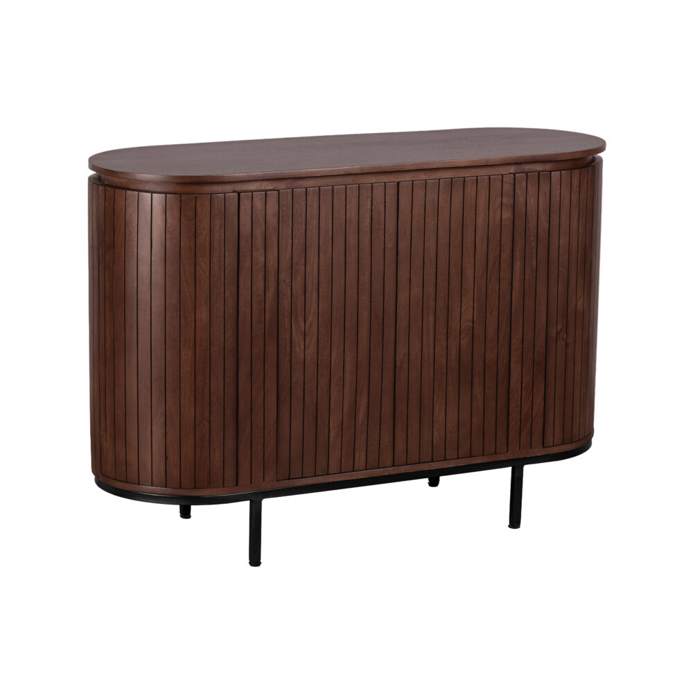bruin dressoir, bruin dressoir van mangohout, dressoir, dressoir Louise, mangohouten dressoir, houten dressoir,