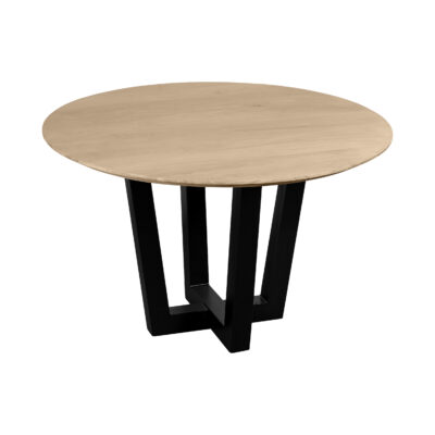 ronde eettafel, eettafel Sofia, eettafel, eettafel rond ø120 cm, tafel, mangohouten eettafel,