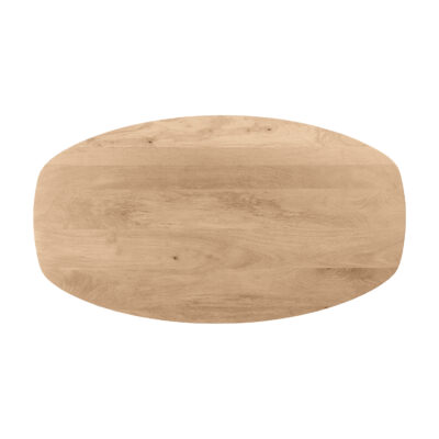 eettafel, eettafel Sofia, witte kruispoot, Deens ovale eettafel, eettafel deens ovaal 160x90 cm, tafel, mangohouten eettafel,