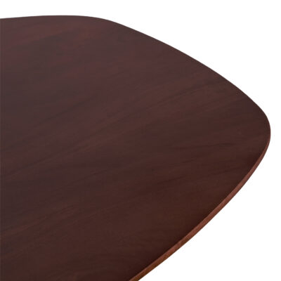 eettafel Sofia, tafel, eettafel, Deens ovale eettafel, witte kruispoot, mangohouten eettafel, eettafel deens ovaal 160x90 cm,