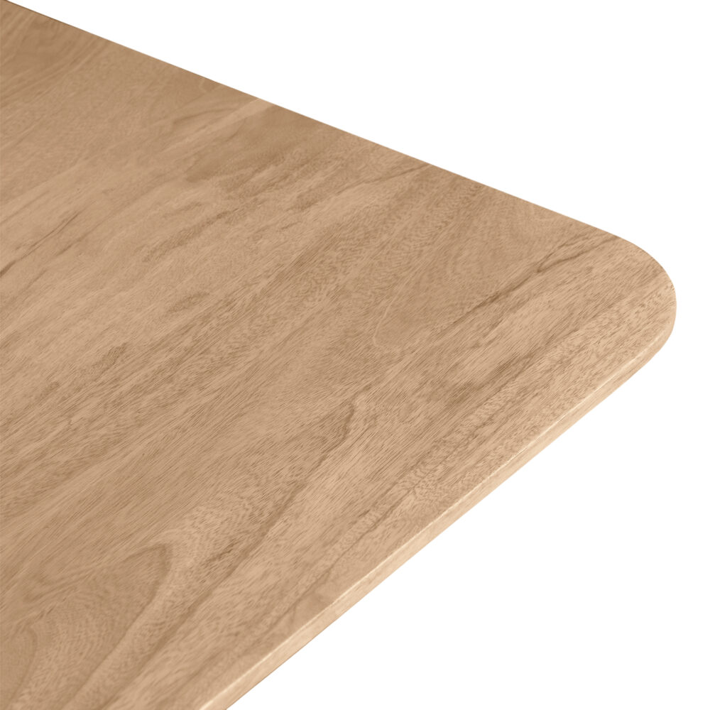 eettafel, eettafel Sofia, rechthoekige eettafel, grote tafel, eettafel 220x110, tafel, eettafel mangohout, witte kruispoot