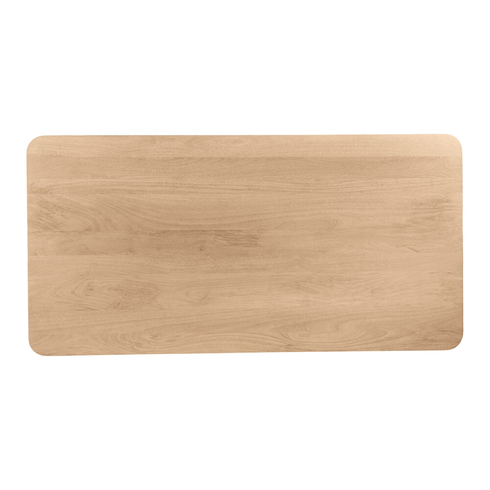 eettafel, eettafel Sofia, rechthoekige eettafel, grote tafel, eettafel 220x110, tafel, eettafel mangohout, witte kruispoot