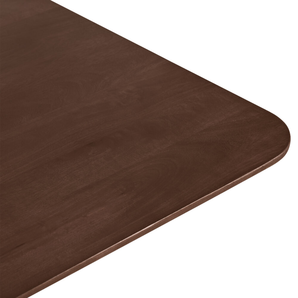 eettafel Sofia, eettafel, tafel, rechthoekige eettafel, eettafel mangohout, witte kruispoot, rechthoekige eettafel van 220x110 cm