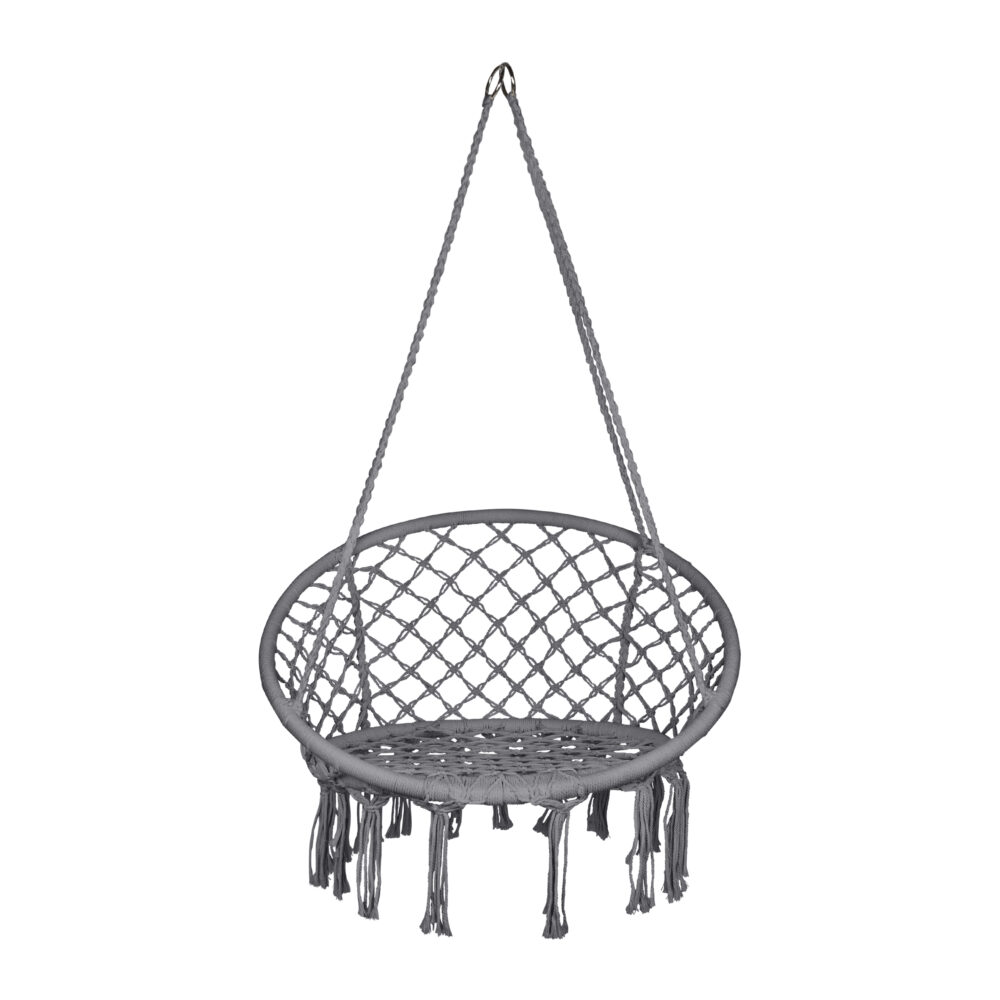 hangstoel lichtgrijs, hangstoel buiten, hangstoel tuin, lichtgrijze hangstoel, hangstoel
