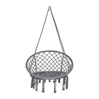 hangstoel lichtgrijs, hangstoel buiten, hangstoel tuin, lichtgrijze hangstoel, hangstoel
