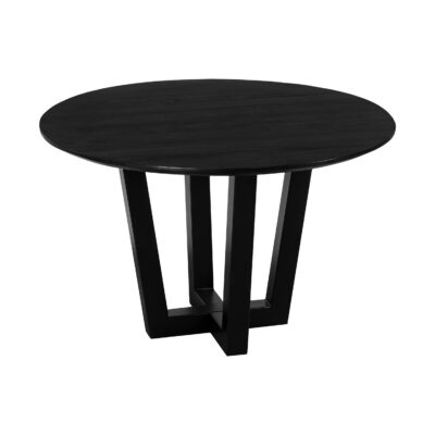 ronde eettafel, W-poot, eettafel Sofia, eettafel, eettafel rond, tafel, mangohouten eettafel, ronde eettafel,