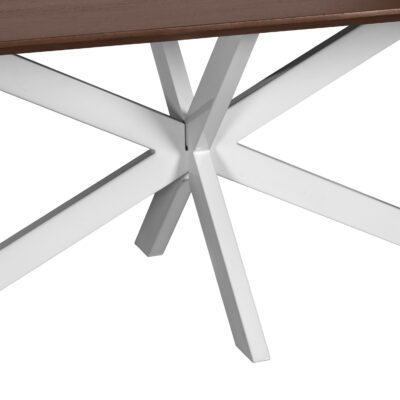 witte X poot, eettafel Sofia, eettafel, tafel, 180x90 cm,