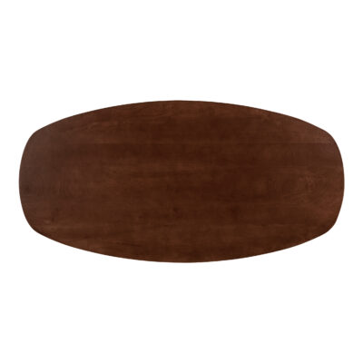 eettafel Sofia, Deens ovale eettafel, Deens ovale eettafel, tafel, eettafel Deens ovaal, bruine eettafel, eettafel van 180x90, eettafel,