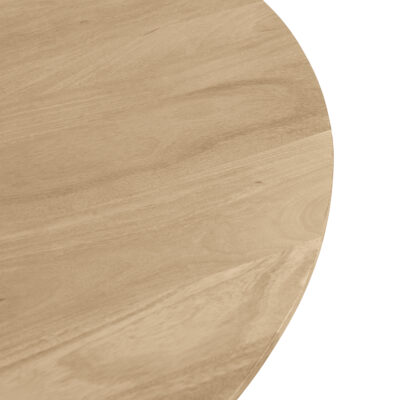 zwarte W-poot, eettafel Sofia, eettafel, rond tafelblad van 150 cm, ronde eettafel, tafel, Ronde eettafel van 150 cm,