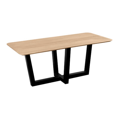 tafel van 180x90, tafel, eettafel Sofia, eettafel, rechthoekige eettafel, eettafel 180x90, tafel, mangohouten eettafel,
