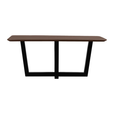 eettafel Sofia, rechthoekige eettafel, bruine eettafel, tafel, eettafel, bruine eettafel van mangohout, eettafel van 180x90 cm,