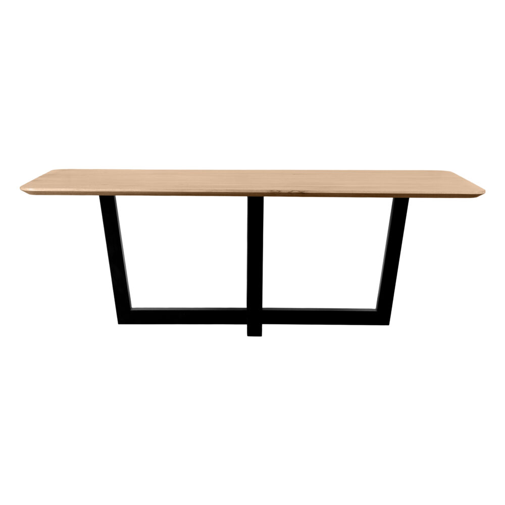 rechthoekige eettafel, eettafel Sofia, eettafel 220x110, tafel, eettafel, mangohouten eettafel