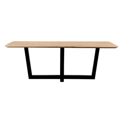 rechthoekige eettafel, eettafel Sofia, eettafel 220x110, tafel, eettafel, mangohouten eettafel