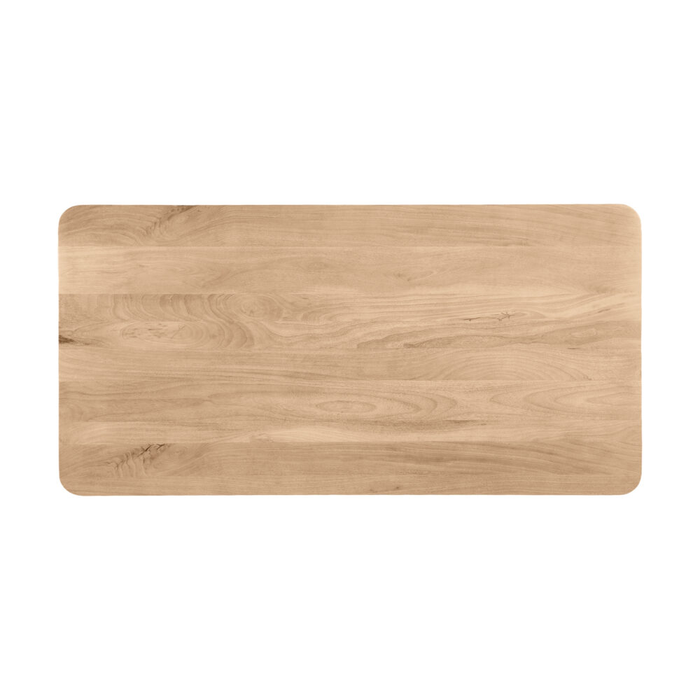 rechthoekige eettafel, eettafel Sofia, eettafel 220x110, tafel, eettafel, mangohouten eettafel