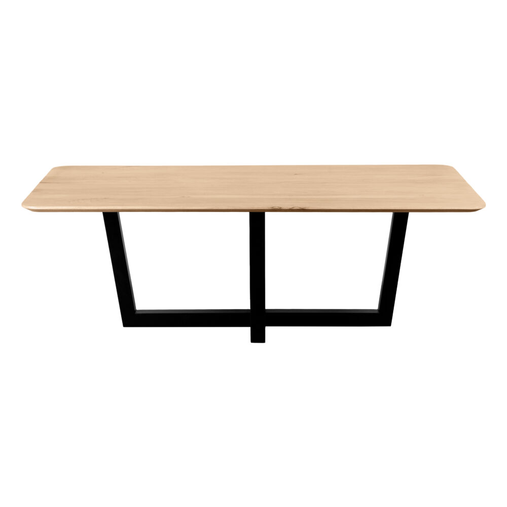 rechthoekige eettafel, eettafel Sofia, eettafel 220x110, tafel, eettafel, mangohouten eettafel