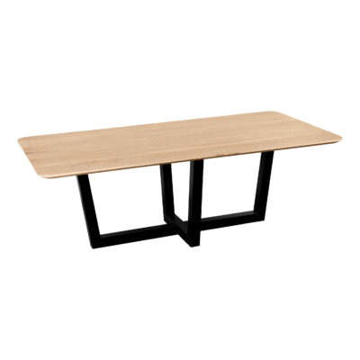 rechthoekige eettafel, eettafel Sofia, eettafel 220x110, tafel, eettafel, mangohouten eettafel