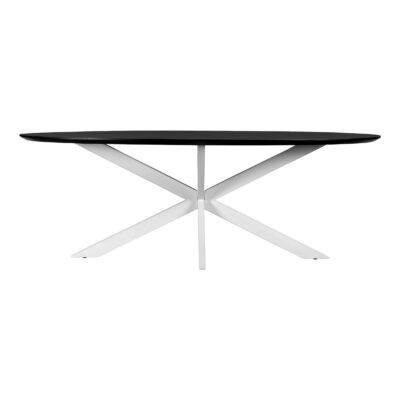 ovale eettafel Sofia, eettafel, ovale eettafel, tafel, Grote ovale eettafel, eettafel van 220x100 cm,