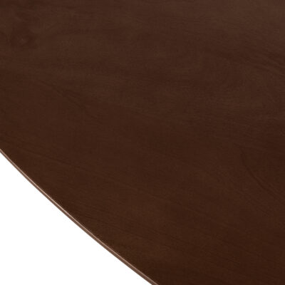 eettafel Sofia, ovale eettafel, tafel, eettafel ovaal, bruine eettafel van 220x100 cm,