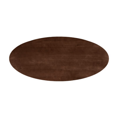 eettafel Sofia, ovale eettafel, tafel, eettafel ovaal, bruine eettafel van 220x100 cm,