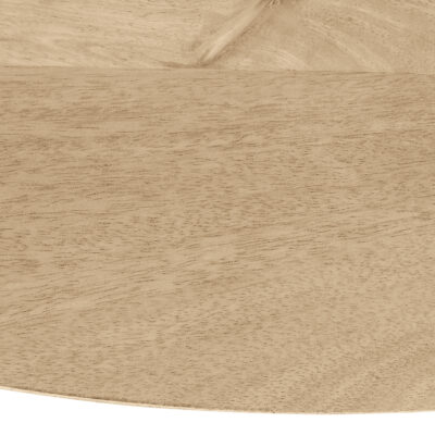 ronde eettafel Sofia, ronde eettafel, Eettafel, ronde eettafel 120 cm, eettafel mangohout, witte kruispoot, tafel, eettafel naturel, eettafel rond,