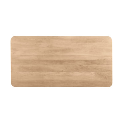 mangohouten eettafel, eettafel Sofia, rechthoekige eettafel, tafel, eettafel naturel, eettafel van 180x90 cm,