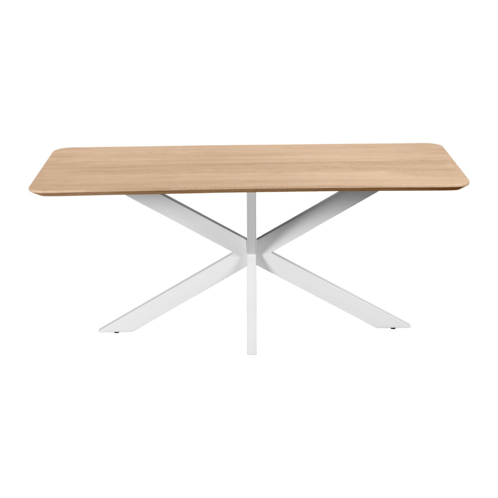 mangohouten eettafel, eettafel Sofia, rechthoekige eettafel, tafel, eettafel naturel, eettafel van 180x90 cm,
