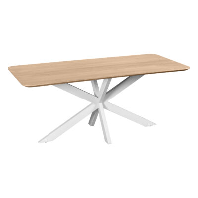 mangohouten eettafel, eettafel Sofia, rechthoekige eettafel, tafel, eettafel naturel, eettafel van 180x90 cm,