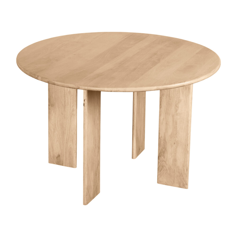 ronde Lila eettafel, eettafel Lila, eettafel, ronde eettafel, eettafel rond, tafel, mangohouten eettafel,