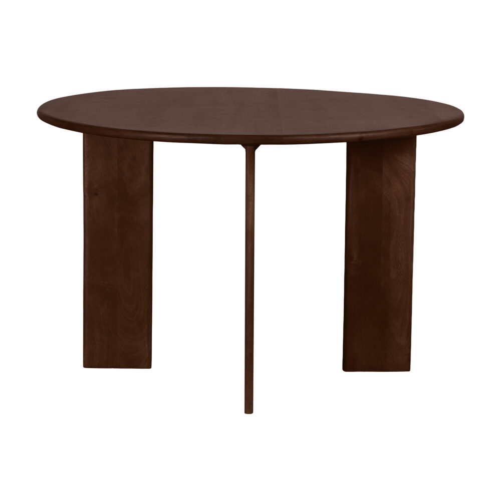 ronde Lila bruin eettafel, eettafel, ronde eettafel, tafel, eettafel Lila, ronde blad,