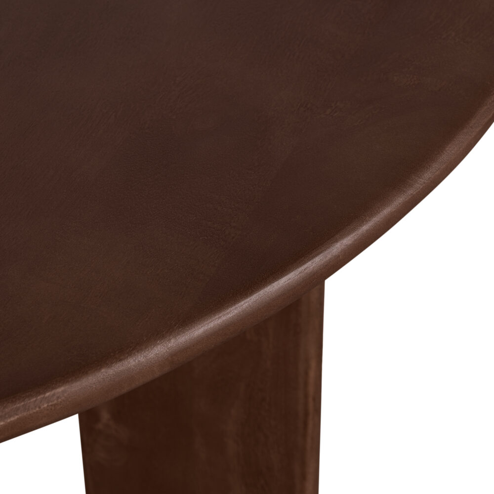 ronde Lila bruin eettafel, eettafel, ronde eettafel, tafel, eettafel Lila, ronde blad,