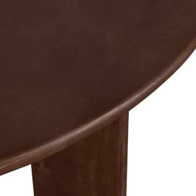 ronde Lila bruin eettafel, eettafel, ronde eettafel, tafel, eettafel Lila, ronde blad,