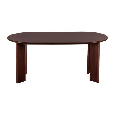 ovale eettafel, eettafel ovaal, tafel, ovale eettafel 160 cm, eettafel walnoot bruin, Eettafel, mangohouten eettafel, eettafel 160 cm