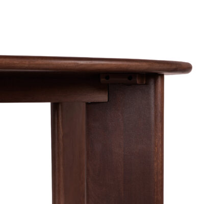 ovale eettafel, eettafel ovaal, tafel, ovale eettafel 160 cm, eettafel walnoot bruin, Eettafel, mangohouten eettafel, eettafel 160 cm