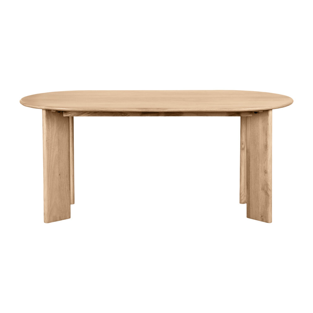 Ovale mangohouten eettafel van 180 cm, Ovale mangohouten eettafel, ovale eettafel, mangohouten eettafel, tafel,