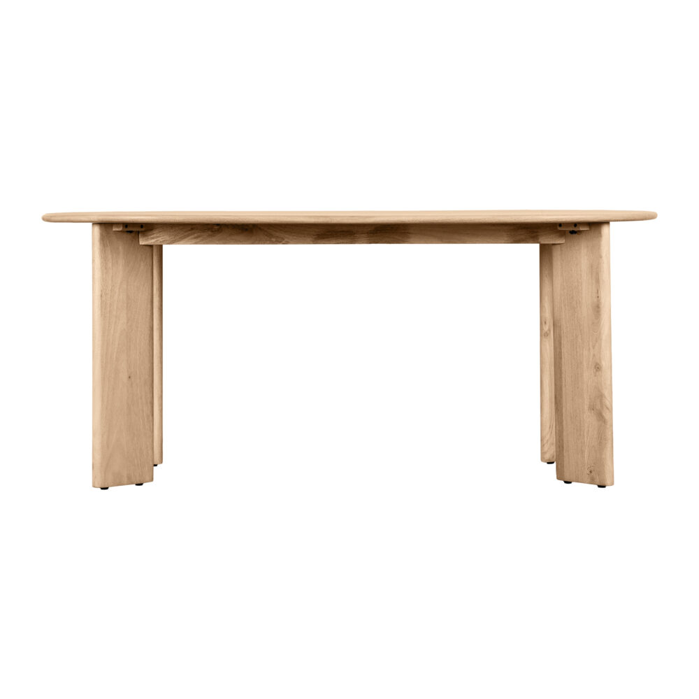Ovale mangohouten eettafel van 180 cm, Ovale mangohouten eettafel, ovale eettafel, mangohouten eettafel, tafel,