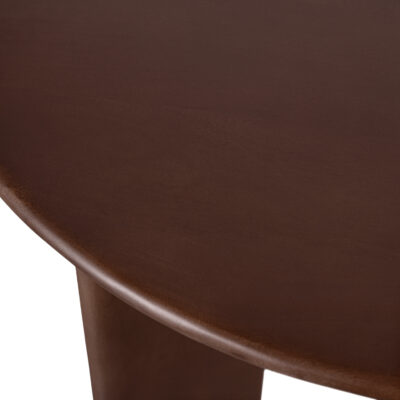 ovale eettafel van mangohout, ovale eettafel, tafel, mangohouten eettafel, eettafel, eettafel bruin