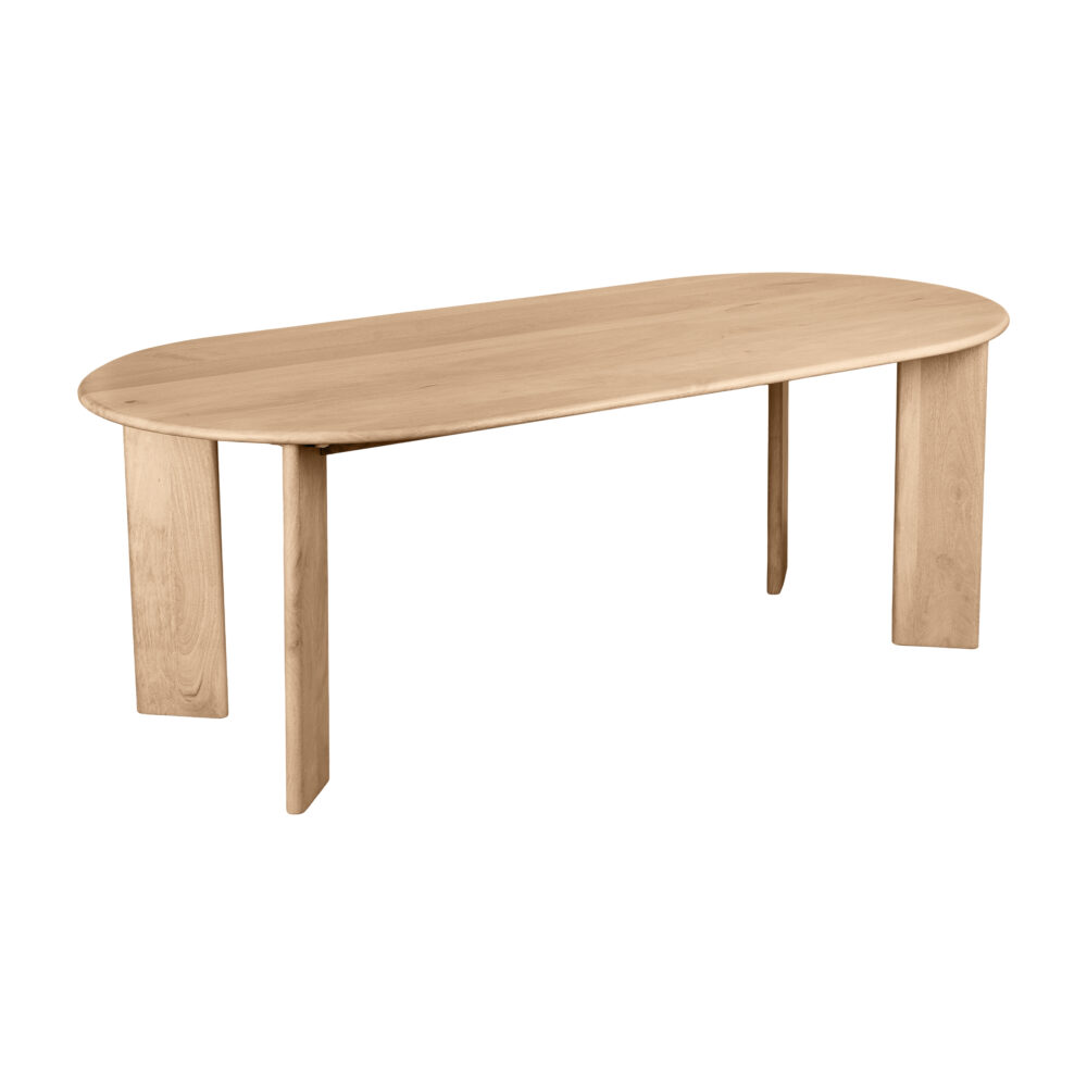eettafel Lila 220 cm, eettafel Lila, eettafel, ovale eettafel, mangohouten eettafel, tafel, Ovale eettafel van 220 cm,