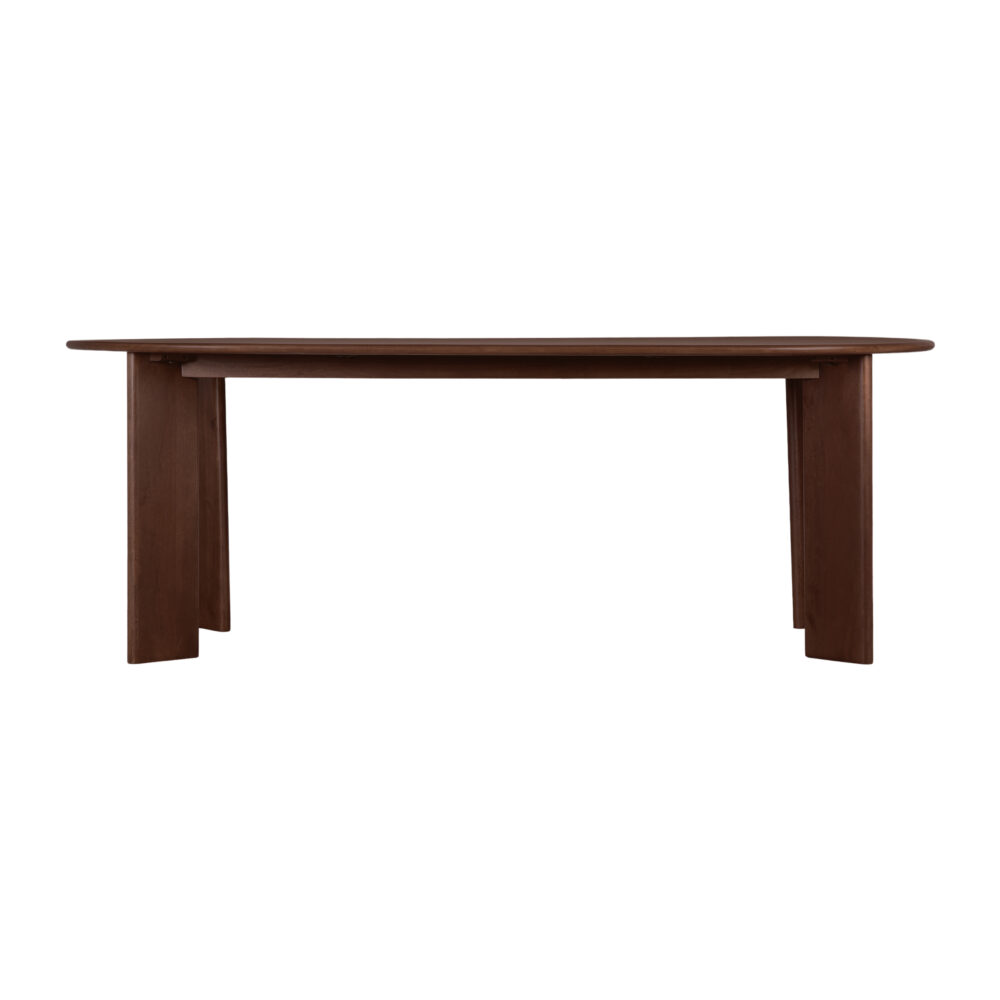 ovale eettafel, eettafel Lila, eettafel, mangohouten eettafel, tafel, Ovale eettafel van 220 cm,