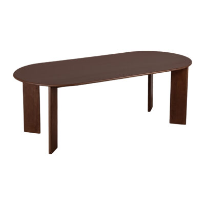 ovale eettafel, eettafel Lila, eettafel, mangohouten eettafel, tafel, Ovale eettafel van 220 cm,