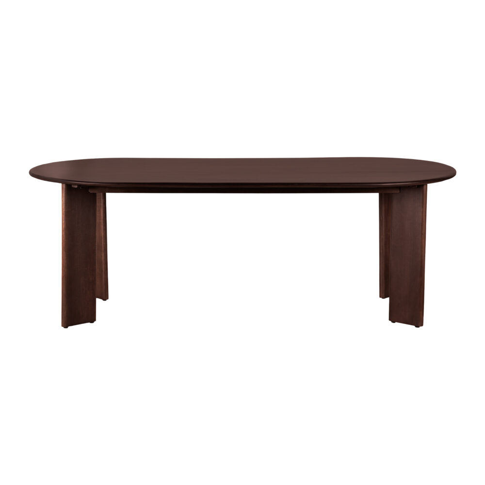eettafel Lila, eettafel, ovale eettafel, mangohouten eettafel, tafel, Ovale eettafel van 220 cm,