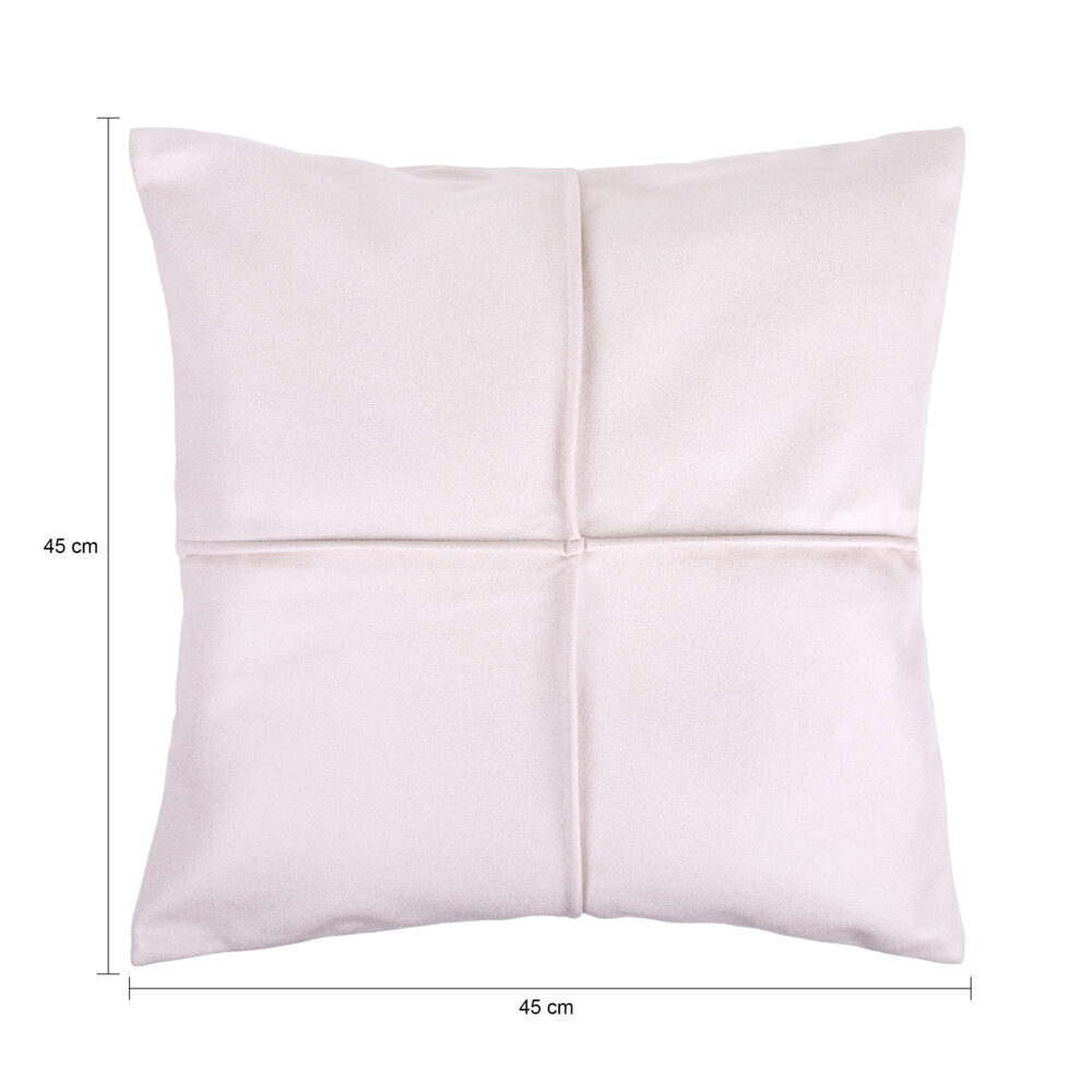 Beige kussenhoes van 45x45 cm, kussenhoes geometrisch, kussenhoes, hoes, sierkussen