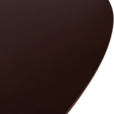 walnoot bruin mangohout, ovale eettafel, eettafel Sofia, ovale eettafel van 220x100 cm, eettafel, mangohouten eettafel, Sofia, ovaal tafelblad van 220x100 cm, tafel, zwarte X poot,