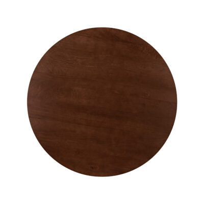 ronde mangohouten eettafel, ronde eettafel, tafel, ronde eettafel 150 cm, eettafel bruin, ronde tafel, eettafel met kruispoot, mangohouten eettafel,