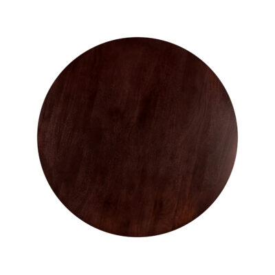 rond tafelblad, eettafel Sofia, eettafel, ronde eettafel van 150 cm, zwarte X poot, Ronde eettafel, tafel, mangohouten eettafel,