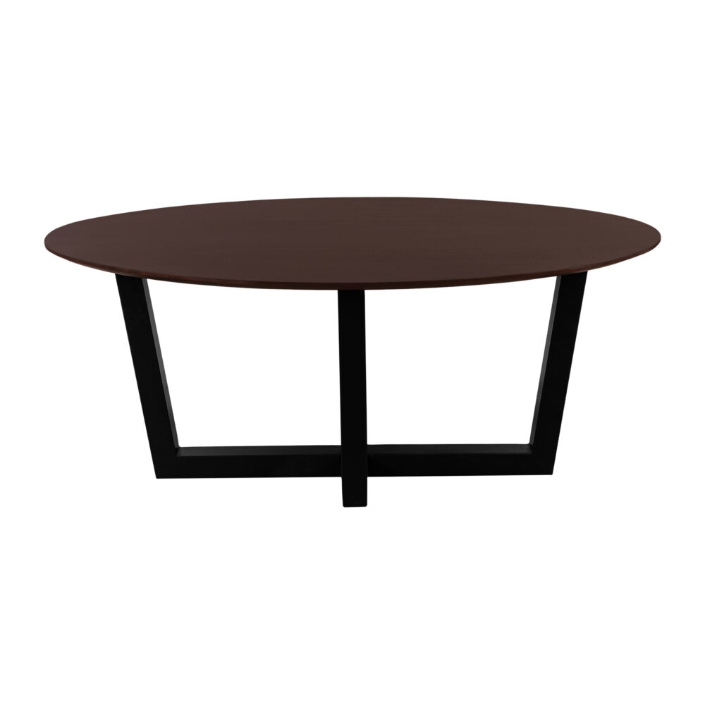 W-poot, eettafel Sofia, eettafel, ovale eettafel, ovale eettafel van 180x90 cm, tafel, mangohouten eettafel,