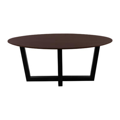 W-poot, eettafel Sofia, eettafel, ovale eettafel, ovale eettafel van 180x90 cm, tafel, mangohouten eettafel,